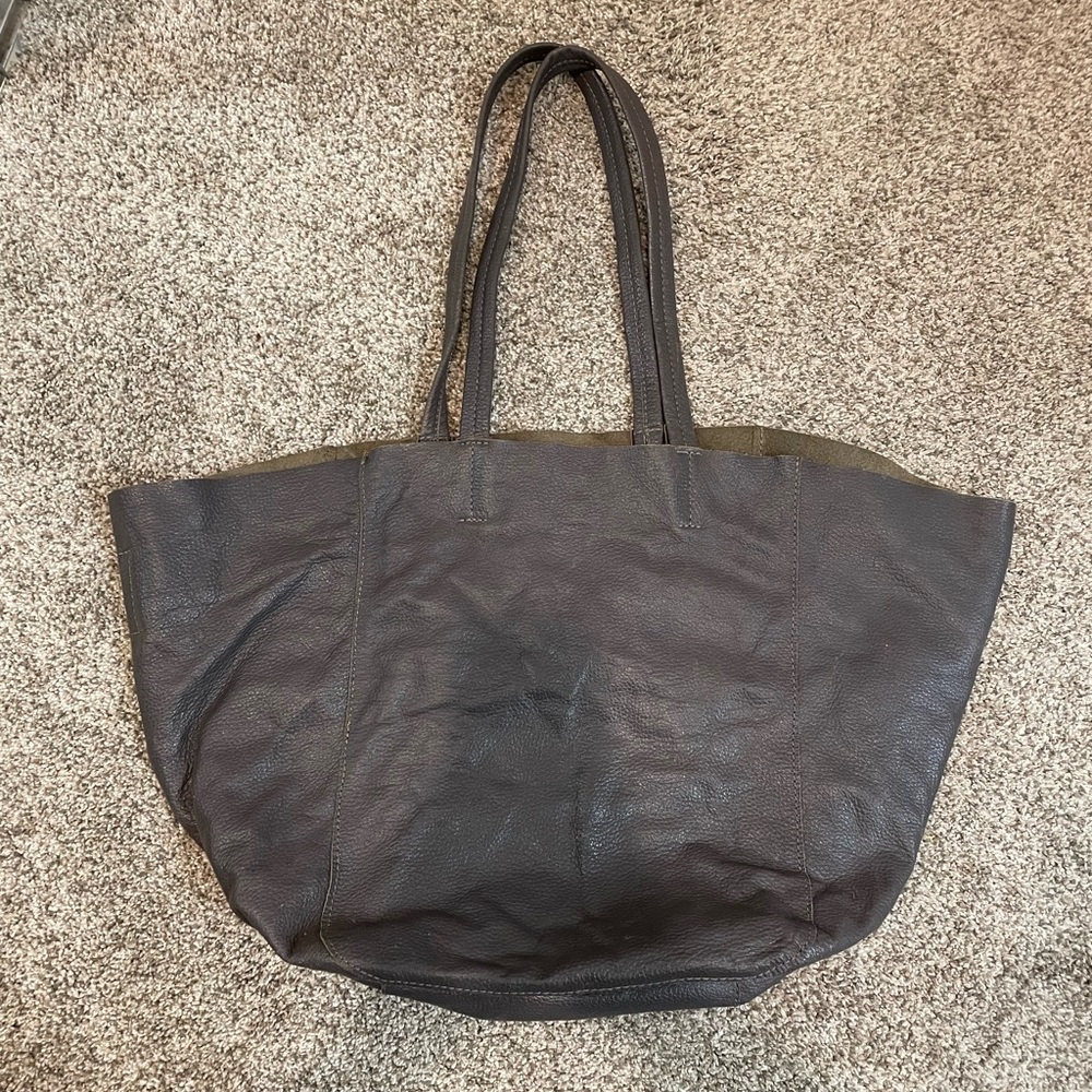 Cleobella leather tote bag